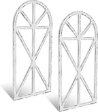 SwallowLiving Set of 2 Large Farmhouse Window Frame Wall Decor, 16x32 Inch - Image 9