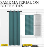 NICETOWN Short Kitchen Blackout Curtains, Thermal Insulated Solid Grommet - Image 6