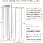 100% Blackout Shield Linen Blackout Curtains - Image 7