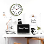 Roymnie Wall Clock Silent Non-Ticking Modern Clock Battery Operated 8 Inch - Image 4
