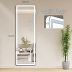 Koonmi Full Length Mirror with LED Lights, Big Mirror - Image 7