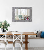 Rustic Wall Mirror Farmhouse, - Image 2