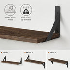 Forbena 24 Inch Long Floating Shelves - Image 8