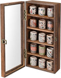Ikee Design Wall Mounted Wooden Collectible Display Case 5 Shelf Display by IkeeDesign