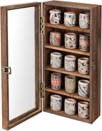 Ikee Design Wall Mounted Wooden Collectible Display Case 5 Shelf Display by IkeeDesign