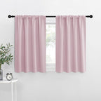 NICETOWN RV Blackout Curtains for Camper Windows, Baby Pink, Short Blackout by NICETOWN