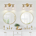 Zarbitta 2-Light Bathroom Light Fixtures, Brushed Gold Vanity Light, Modern - Image 7