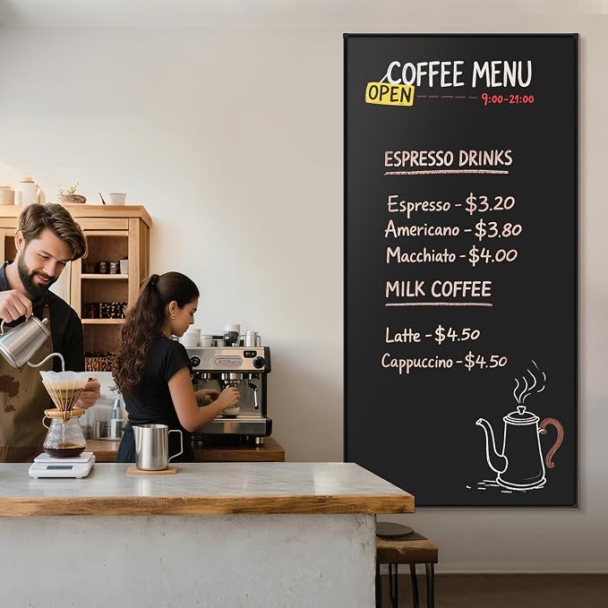 SELEAD Huge Magnetic Chalkboard 96 x 48 Inches - Image 4