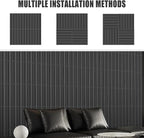 33 Pack 3D PVC Wall Panels 12x12 Inch - Image 3