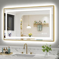 48x30 Inch LED Bathroom Mirror by Briivuemodernmirrors