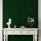 Yenhome 24"X200 Green Felt Wallpaper Peel and Stick Textured Vintage Wallpaper - Image 4