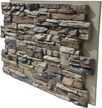 Lightning Ridge 48 in. x 24 in. Class A Fire Rated Faux Stone Siding Panel by Tritan+BP