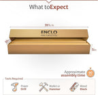 5ft H x 3.2ft W No Dig Enclo Fairmont Cedar Wood Privacy Screen, Great to Hide - Image 8