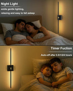 iThird Battery Operated Wall Sconce Set of 2: Rechargeable Wall Lights Wireless - Image 6