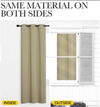 NICETOWN Thermal Insulated Grommet Room Darkening Curtains/Draperies/Panels - Image 5