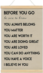 foedor Mental Health Posters, Positive Affirmations Wall Sign Decor Posters by Unknown