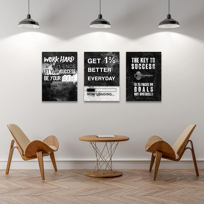 KAWAHONE Success Canvas Wall Art - Image 5