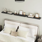 RALGEND Floating Shelves for Wall, 1.5" Thick Wall Shelf Set of 3 - Image 8