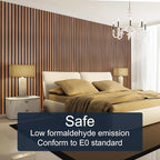 NeatiEase Wood Panels for Wall, 4-Piece 96" x 12.6" Soundproof Wood Slat Wall - Image 5