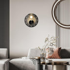 Black and Gold Wall Clock for Kitchen Glass Decorative Wall Clocks Battery - Image 4