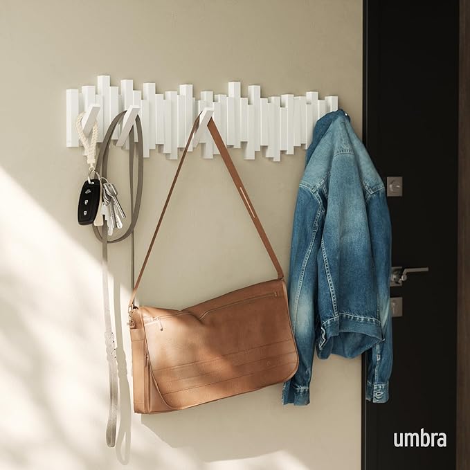 Umbra Sticks Wall-Mounted Coat Rack Rail Hook - Image 2