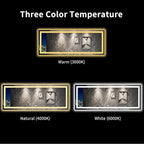 LOAAO 96X36 LED Bathroom Mirror - Image 5