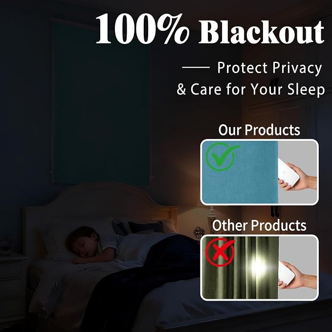 Self-Adhesive 100% Blackout Curtain - Image 2