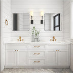 Wall Mount Mirror for Bathroom, Brush Silver Metal Framed Rounded Corner Square - Image 3