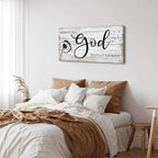 AIYISU Christian Bible Verses Wall Art Rustic Wall Decor - Image 2
