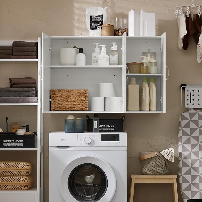 Haotian Wall Cabinet for Laundry Room, Wall Storage Medicine Cabinet for - Image 3