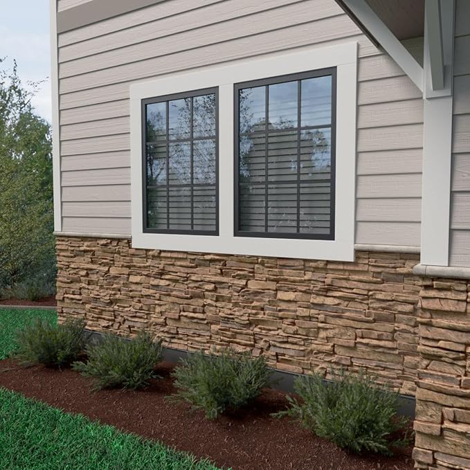 EverStone Canyon Ridge Faux Stone Panel, 45 3/4"W x 24 1/2"H x 1 1/4"D - Image 10