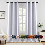 MIULEE Blackout Curtains for Bedroom Living Room 2 Panels, Thermal Insulated by MIULEE
