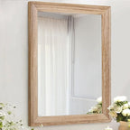 AAZZKANG Rustic Mirrors for Wall Rectangle Wooden Frame Hanging Mirror for by AAZZKANG