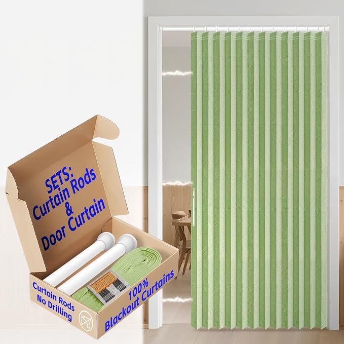 AJAZZ Blackout Magnetic Door Curtain by AJAZZ