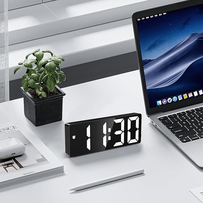AMIR Digital Alarm Clock, Upgraded Small Digital Clock, Digital Clock Large - Image 7