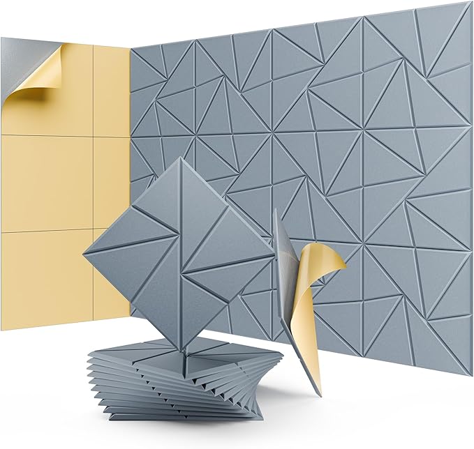 12 Pack Acoustic Panels, Sound Proof Foam Panels by LEIYER