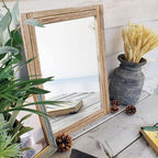 AAZZKANG Rustic Mirror for Wall - Image 6