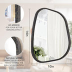 Irregular Asymmetrical Mirror Wall Mounted, Unique Vanity Mirror, Shaped - Image 7