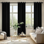MIULEE Blackout Curtains for Bedroom Living Room 2 Panels, Thermal Insulated - Image 6