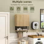 RUSTOWN Fluted Bathroom Wall Cabinet - Image 4