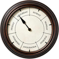 12-Inch Day of Week Wall Clock, Decorative Retirement Clock Gift by HYLANDA