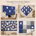 Large Cork Boards for Walls – 48" x 36" Self Adhesive Felt Wall Tiles - Image 6