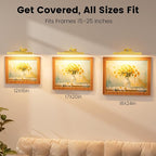 4 Pack Picture Art Above Light Set, Remote Control Timer 3 Color Temps - Image 7