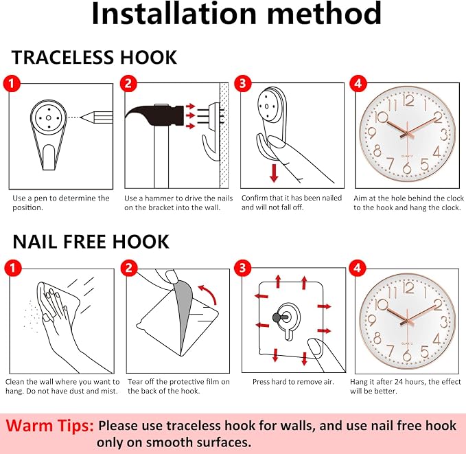 Modern Silent Wall Clock - Image 9