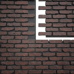 EverStone Aged Brick Faux Brick Panel, 46 7/8"W x 27"H x 1 1/4"D, Cinder Color - Image 9
