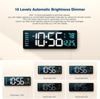 Abovsare 16.2 Inch Large Display Wall Clocks, LED Digital Clock - Image 5