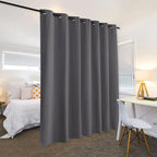 RYB HOME Room Dividers Curtains Blackout Thermal Insulating Privacy Noise - Image 3
