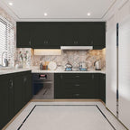 Yancorp 31.5"x394" Matte Black Contact Paper Peel and Stick Wallpaper Removable - Image 3