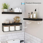 QEEIG Bathroom Shelves Over Toilet - Image 3