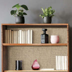 RoomMates RMK11694RL Tan Faux Grasscloth Weave Non-Textured Peel and Stick - Image 3